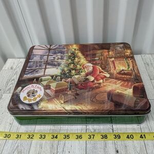 Christmas Santa Tin Box